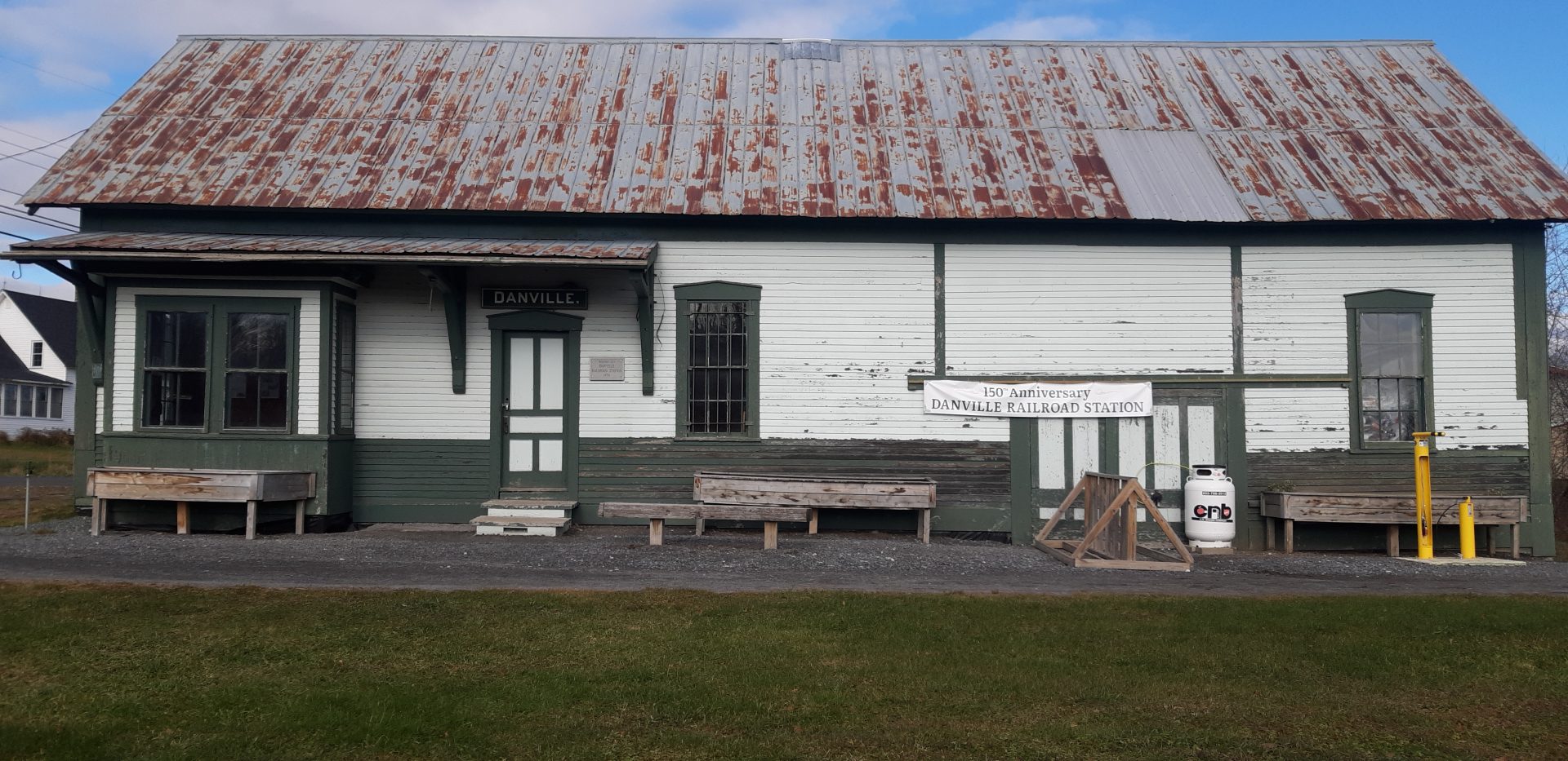 Train Station Danville and the Rail Trail